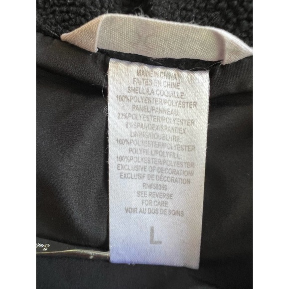 Jockey Activewear Hooded Zip Up fitted Vest Black size large - Picture 7 of 11